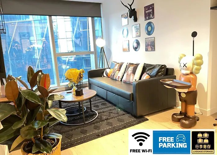 New Retro Style 2Bedrooms Max For 6 In Heart Of Cbd