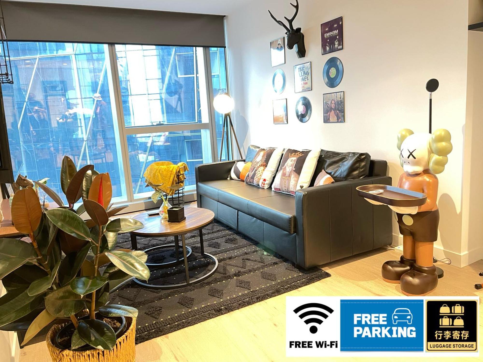 New Retro Style 2bedrooms Max For 6 In Heart Of Cbd Apartment Melbourne