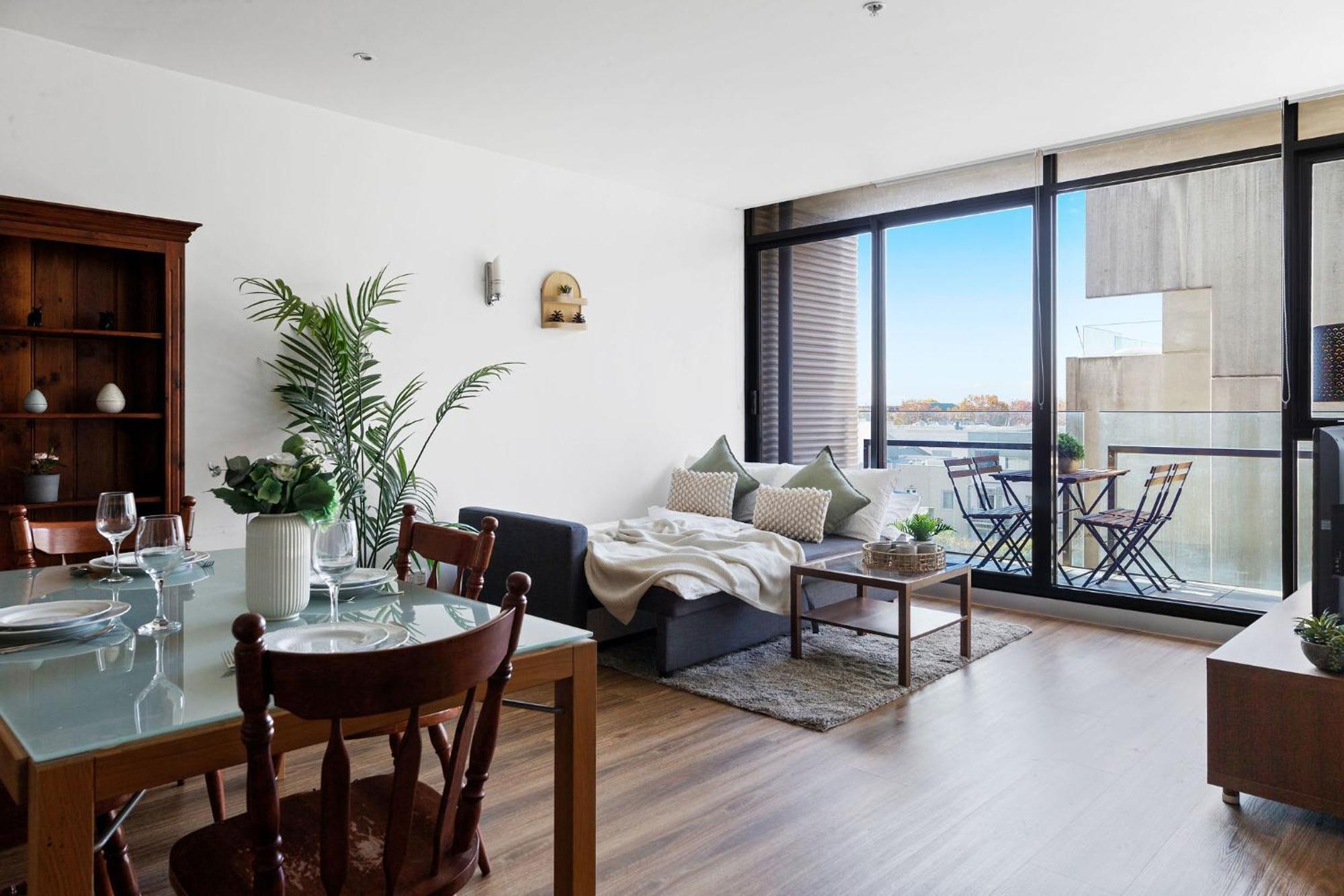 Apartment A Chic 2br Near Uni Free Parking