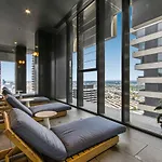 Sky-High City Luxury With Huge Deck And Shared Pool