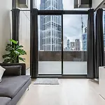 Sky-High City Luxury With Huge Deck And Shared Pool