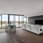 Digital Nomad Dreaming Across From Albert Park