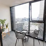 Yarra River View Apartment Room