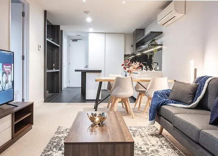 Next To Marvel Stadium 2Br Free Parking