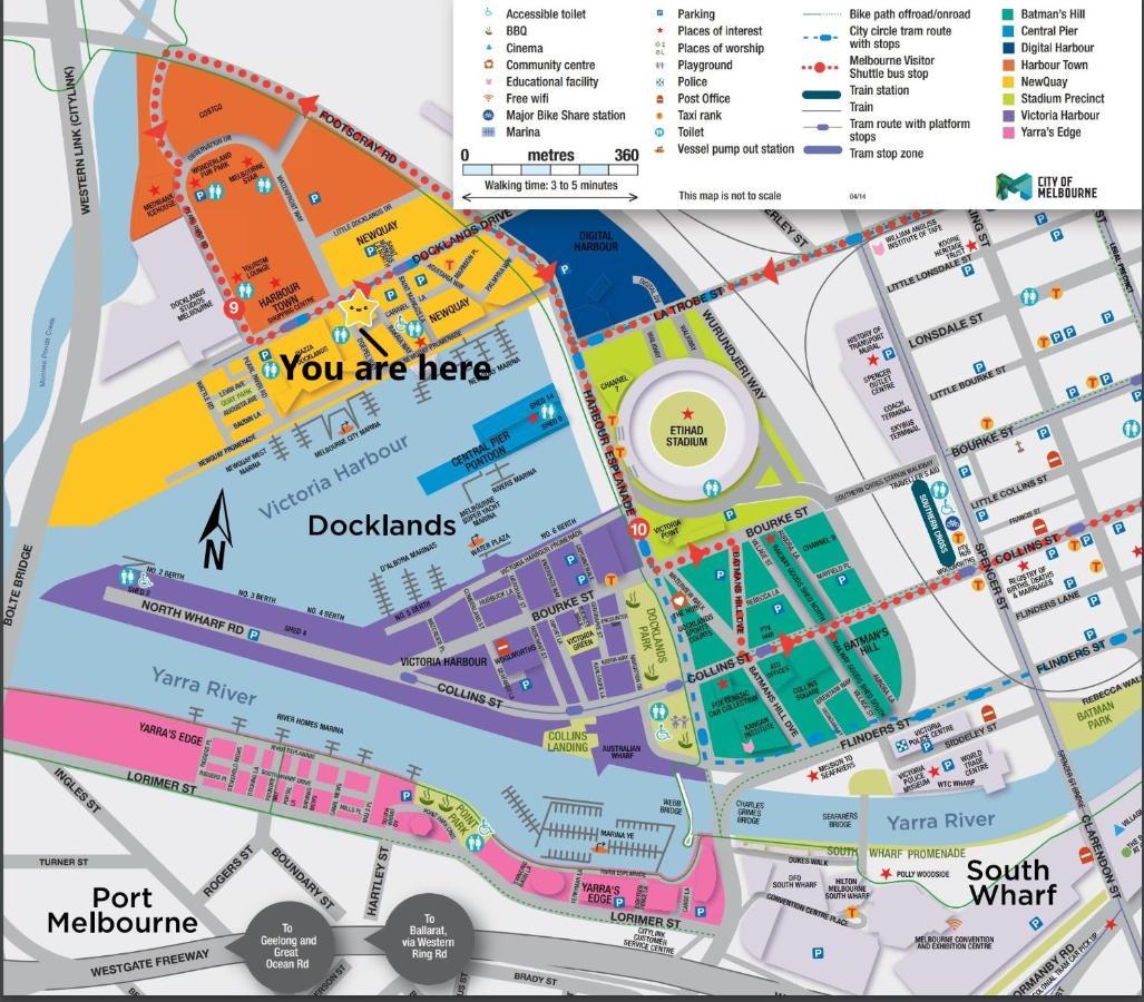 Docklands Luxury Penthouse Right Above The District Docklands Apartment Melbourne