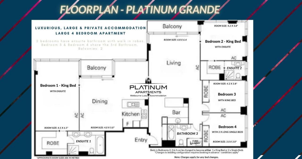 Apartment Platinum Luxury Stays The Grande Large 4 Brm 3 Bath Apt
