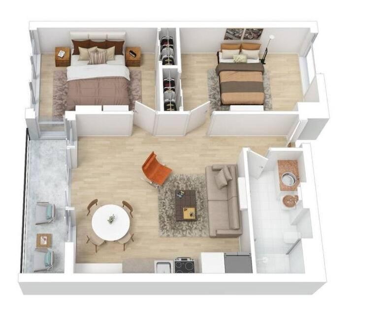 South Yarra Tranquil 2br Abode