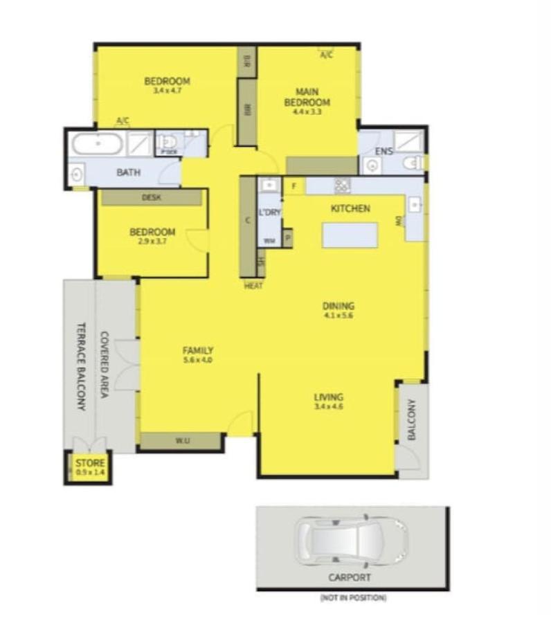 Leafy Toorak Two Bedroom Executive * Melbourne