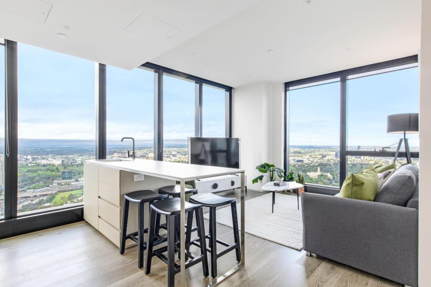 Olive Alcove - A Sweeping Skyline Sanctuary Near Cbd Apartment *