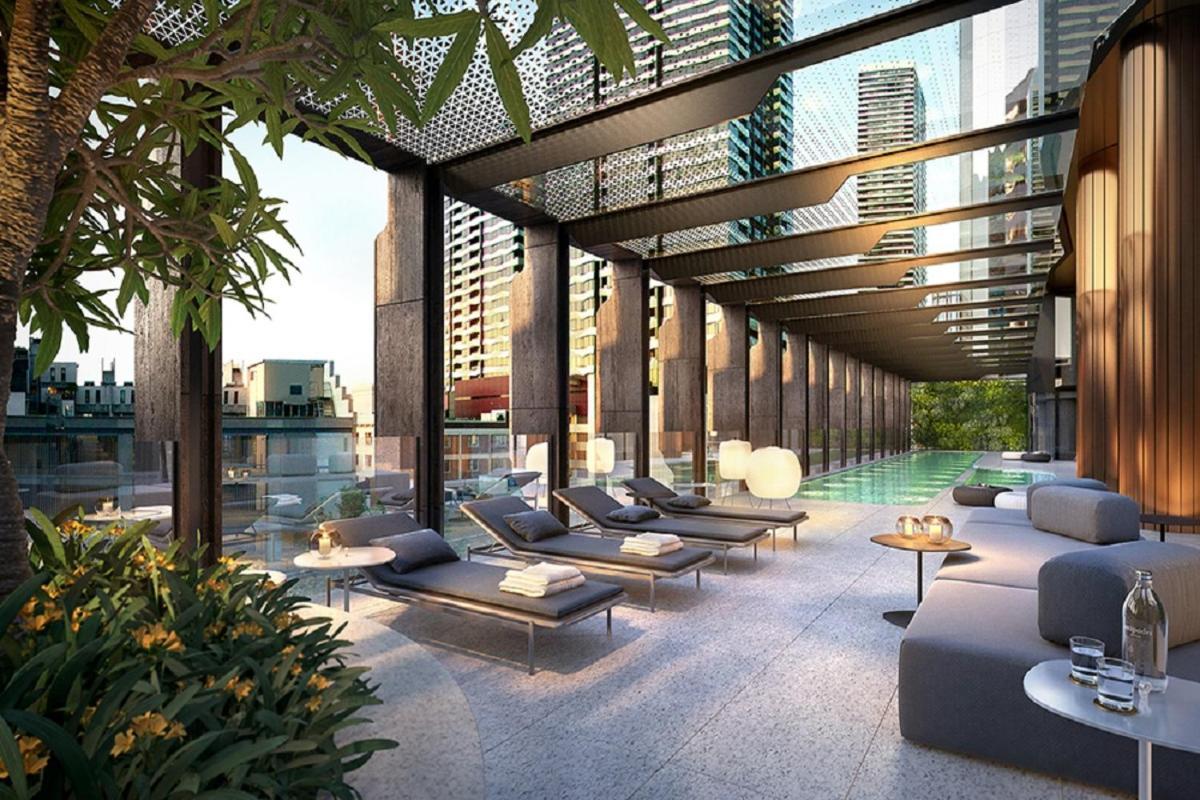 Queens Place 1b/view/workplace/swimming Pool/gym Apartment