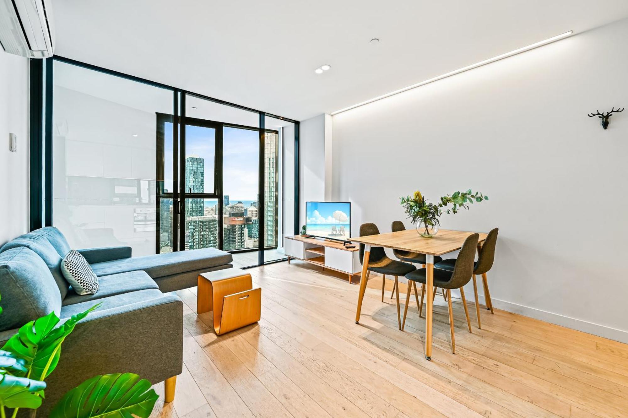 Light House Sky Sea View Central Cbd Apartment Melbourne