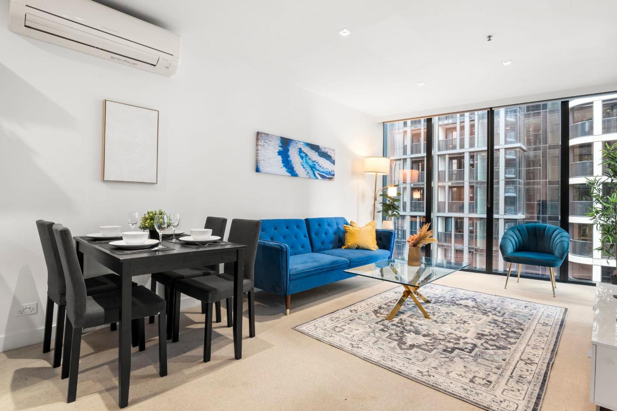Apartment Blue Haven At Marvel Stadium - Rooftop Pool & Free Parking Melbourne
