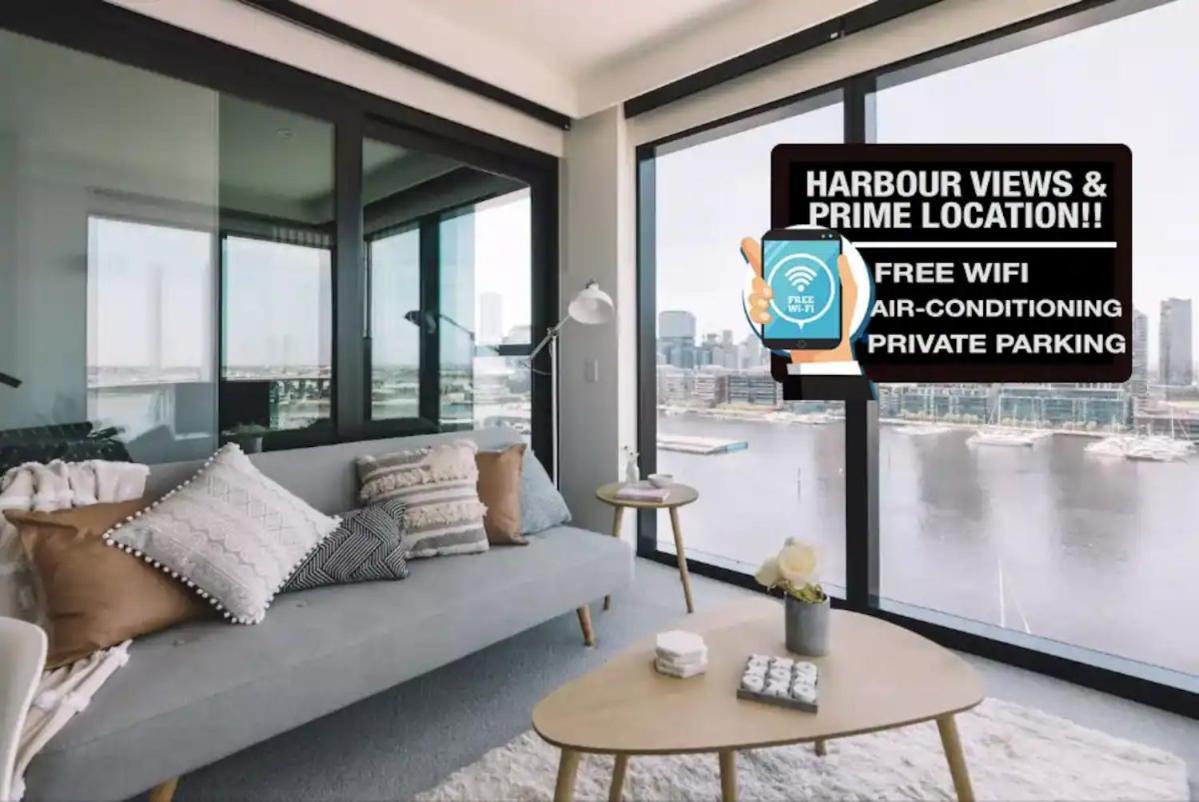 Premier Harbour View & Parking Near Marvel Stadium Apartment
