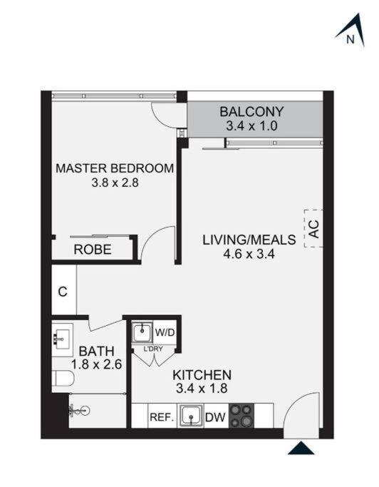 Waterfront 1br Docklands Collinsst Freeparking#8314