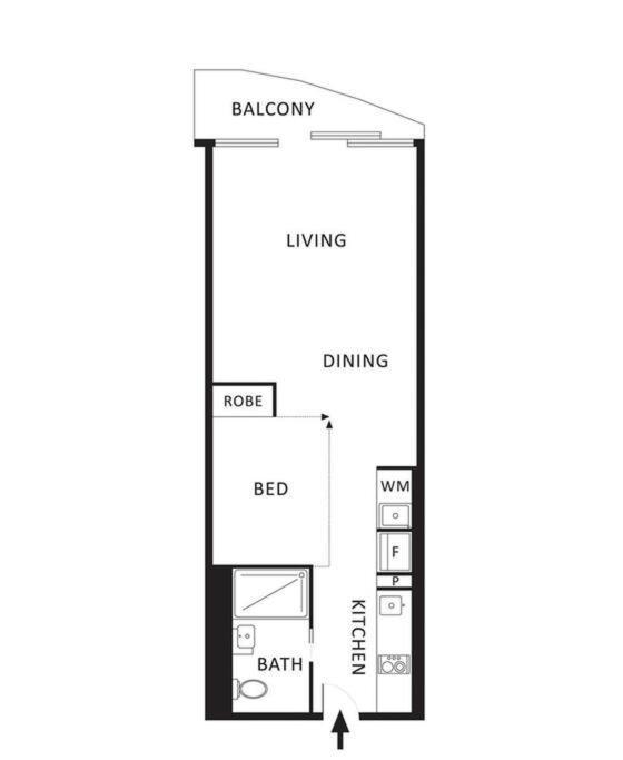 Gorgeous 1 Bed Exec South Yarra With Workspace *