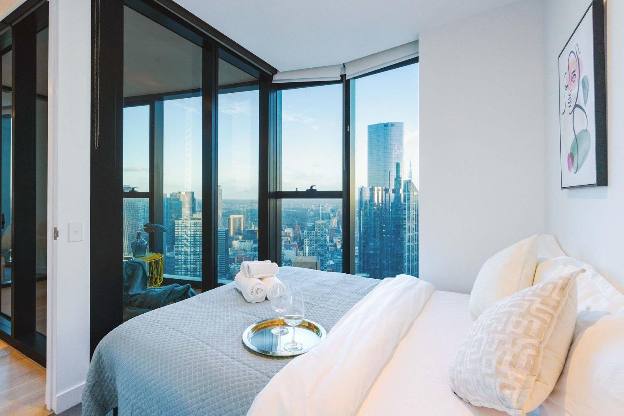 Apartment Swanston 3b Lv53 Cbd Skyline View Freetram *