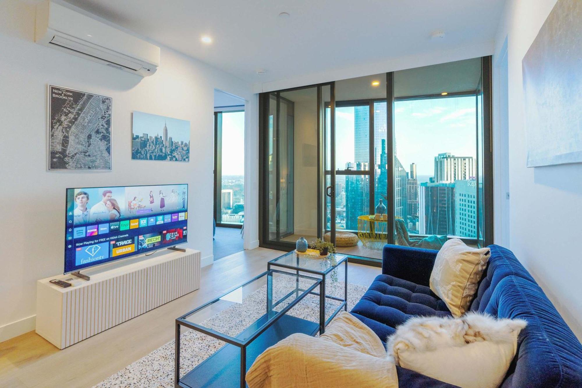 Swanston 3b Lv53 Cbd Skyline View Freetram Apartment Melbourne