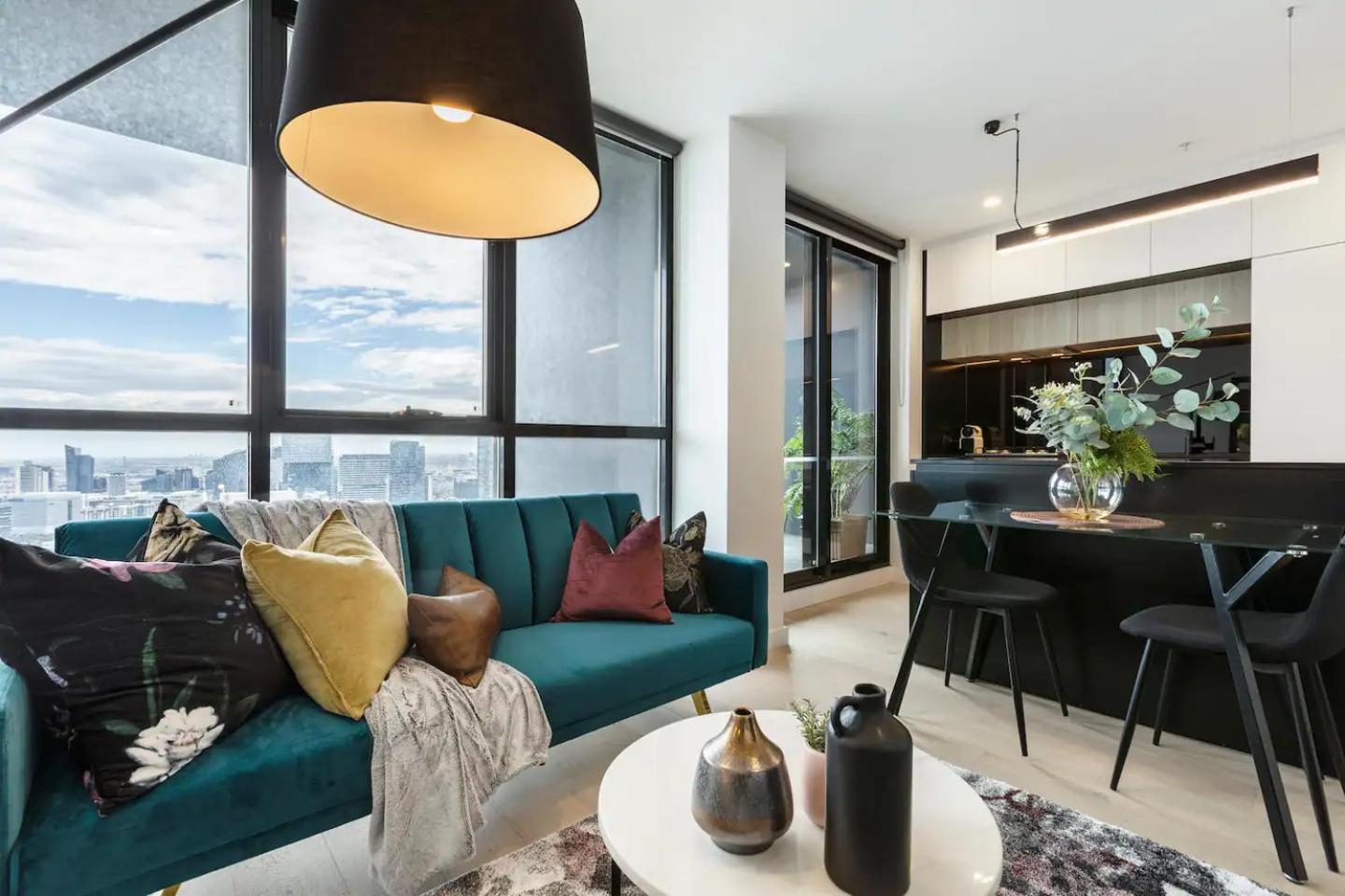 Stylish Southbank Sweeping Bay & Views Melbourne