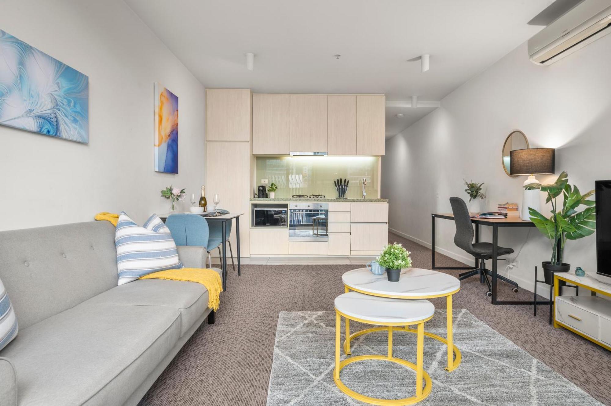 Cozy 1 Bedroom At Marvel Stadium With Rooftop Pool And Gym *