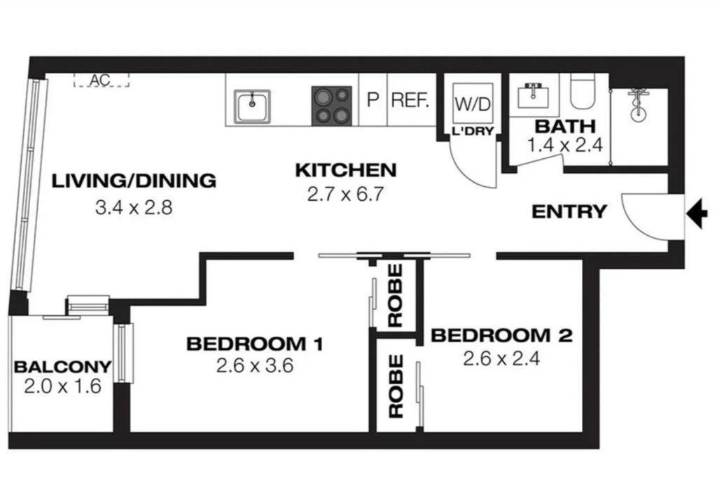 Modern & Stunning In Cbd-close To Everything 2b1b *