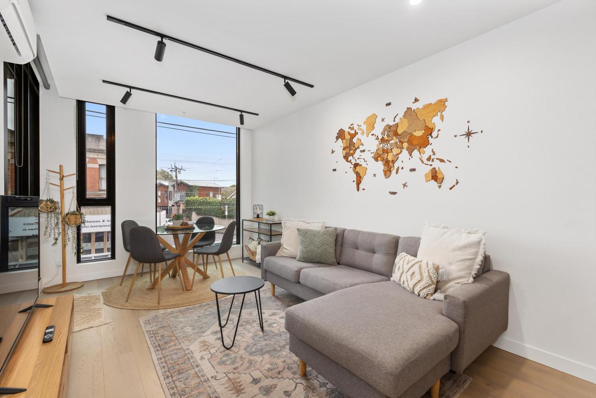 Bright And Modern 1br With Balcony And Car Park Apartment *