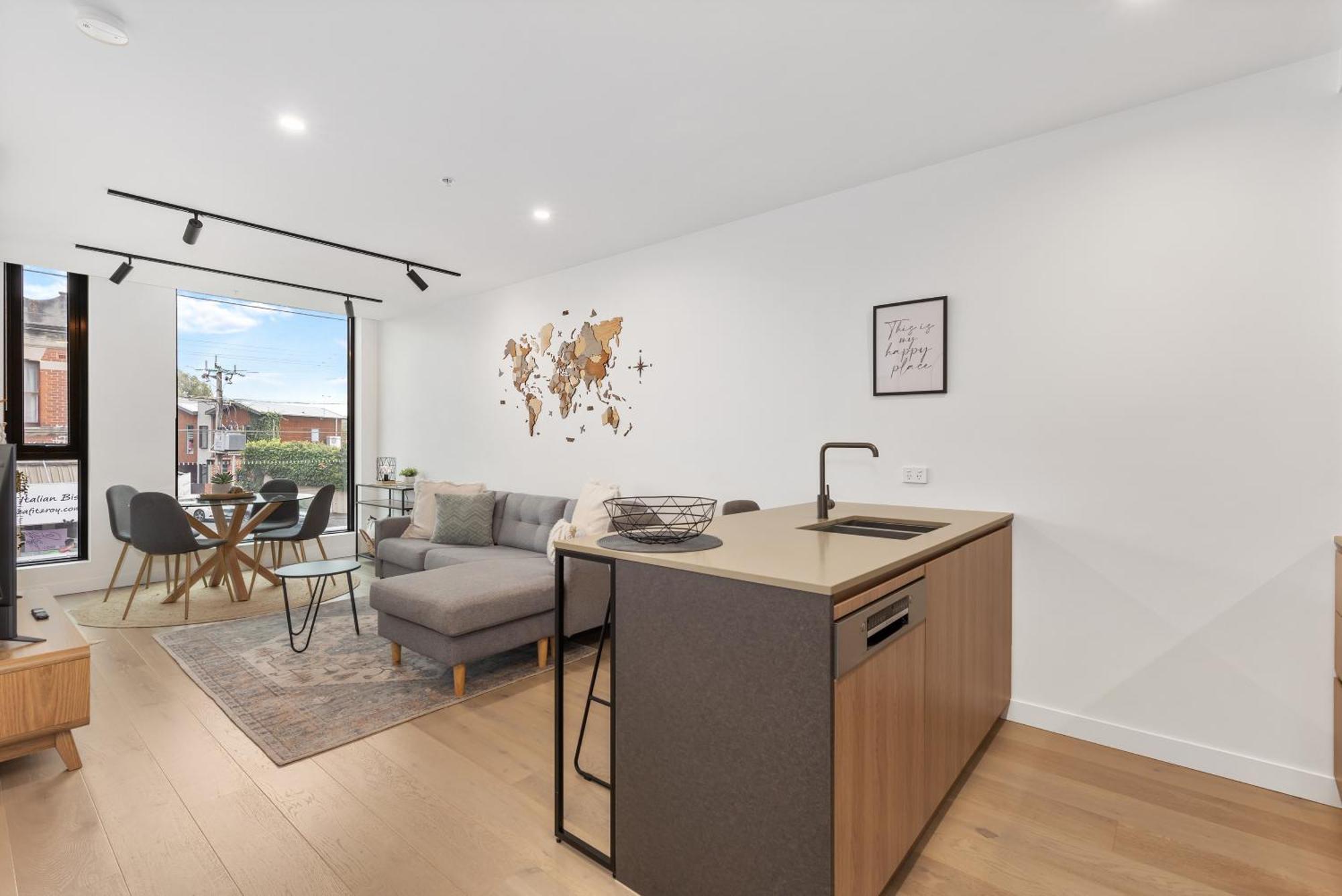 Bright And Modern 1br With Balcony And Car Park * Melbourne