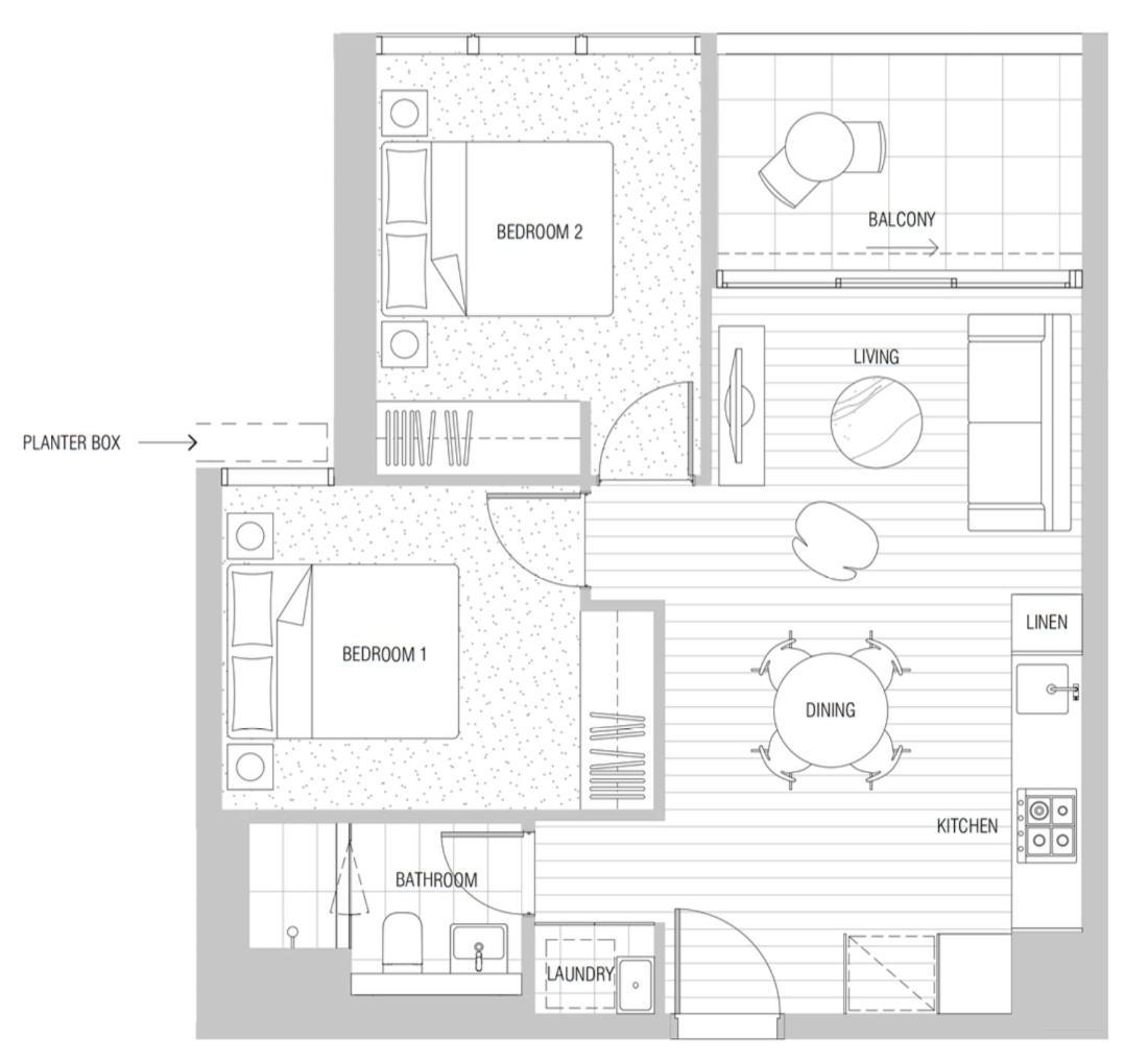 014d Spacious 2br Abnb In With Free Parking Apartment Melbourne