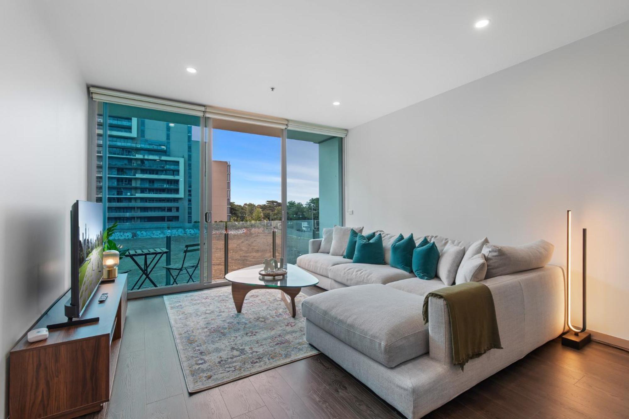 Apartment Pristine 2-bed By Park With Pool & Gym Melbourne
