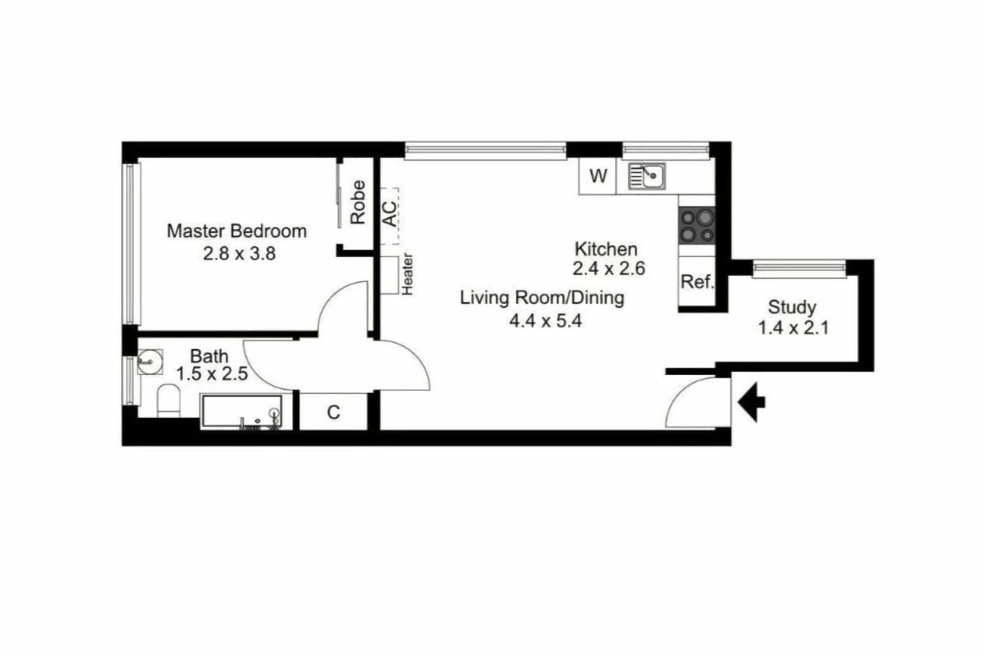 Chic Elwood 1br With Free Parking Apartment *