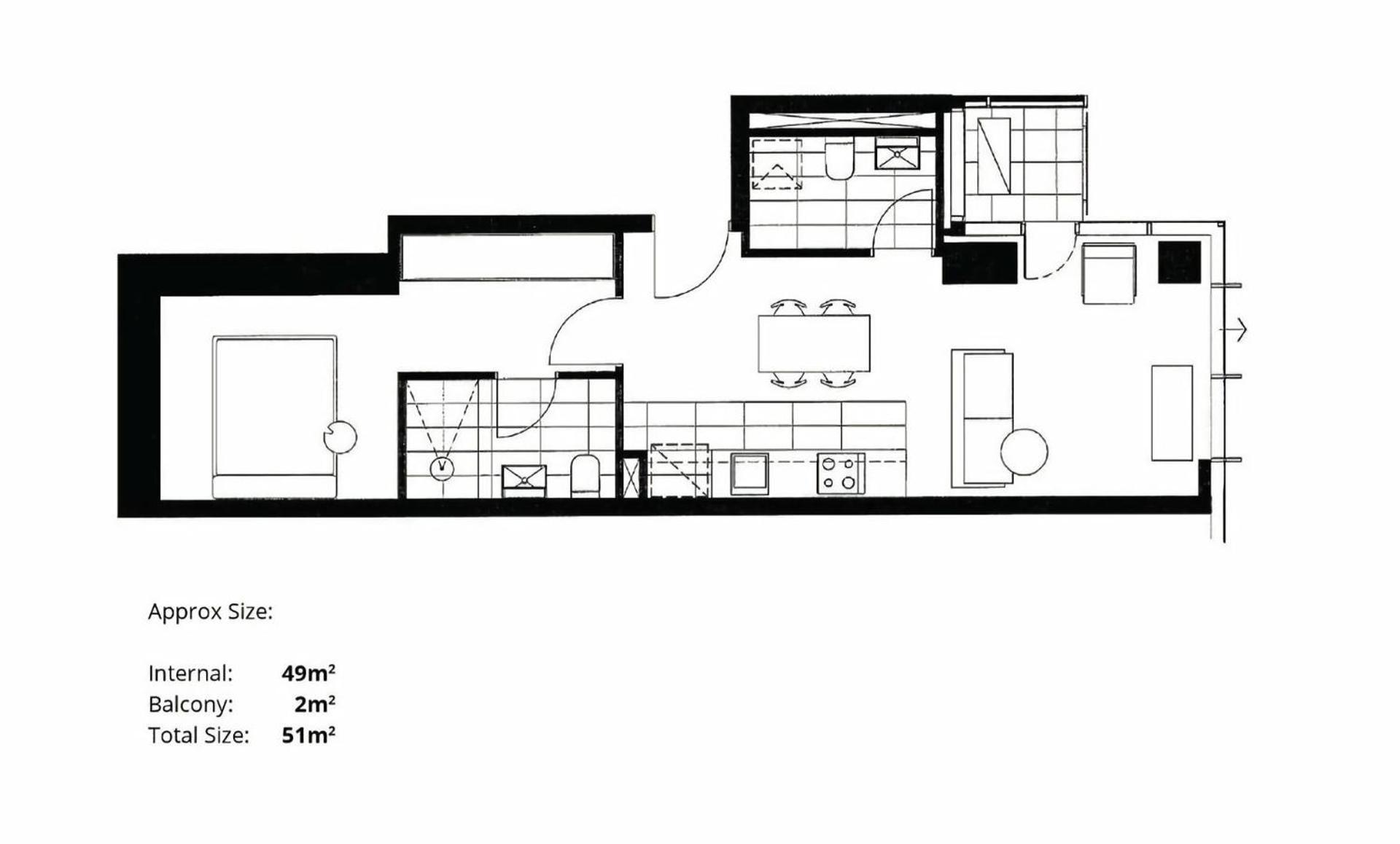 Skyline Serenity 1 Bedroom Oasis With Pool & Gym *