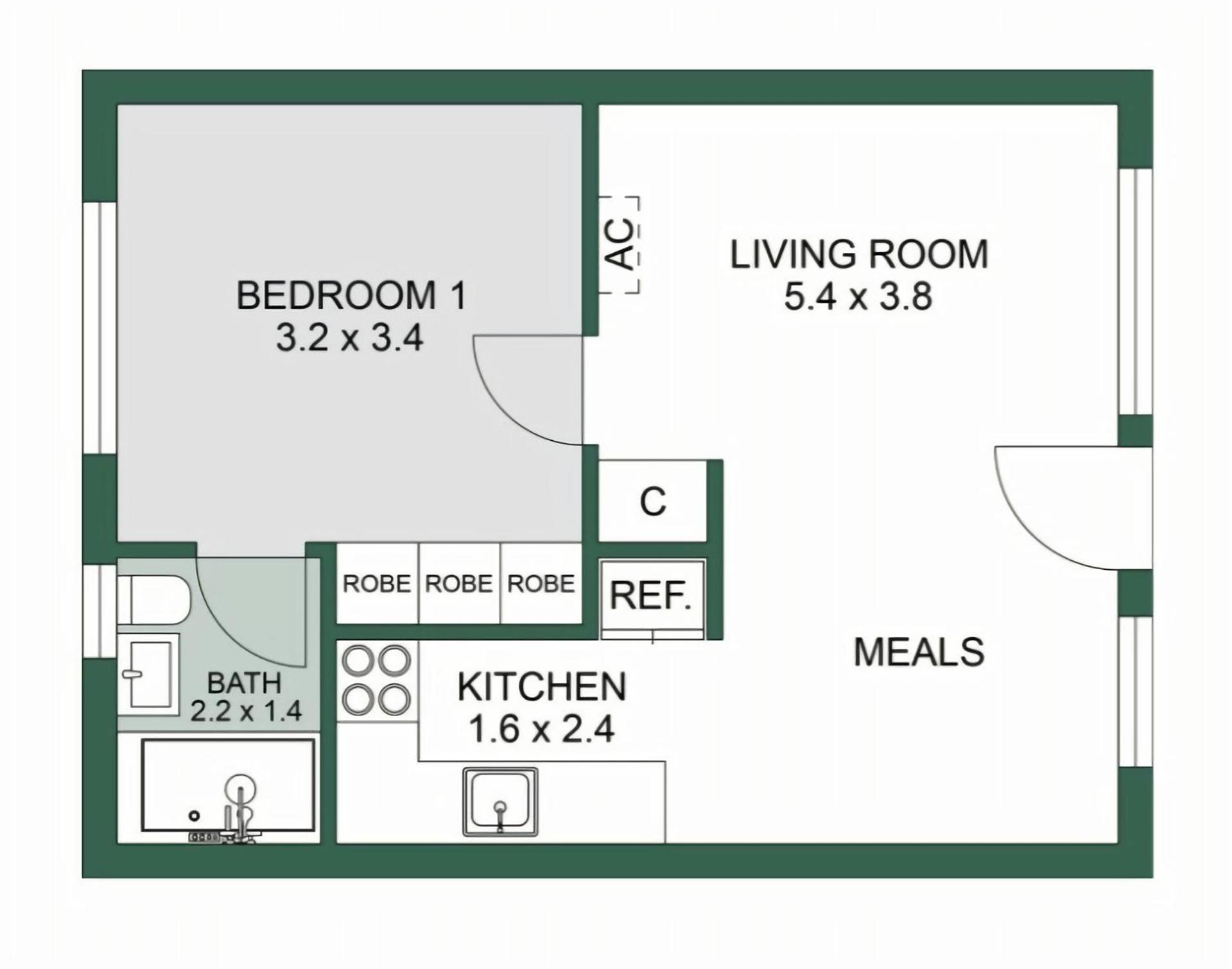 Chic 1br Unit In Vibrant Richmond Apartment
