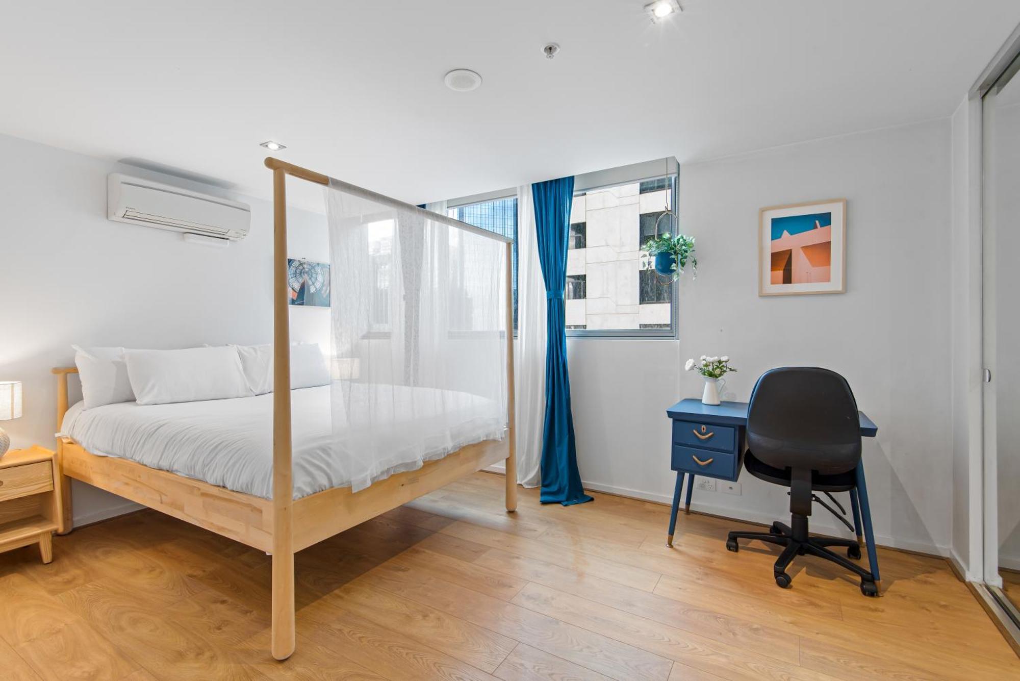 Apartment Blue Oasis With Gym, Pool And Parking In The Cbd