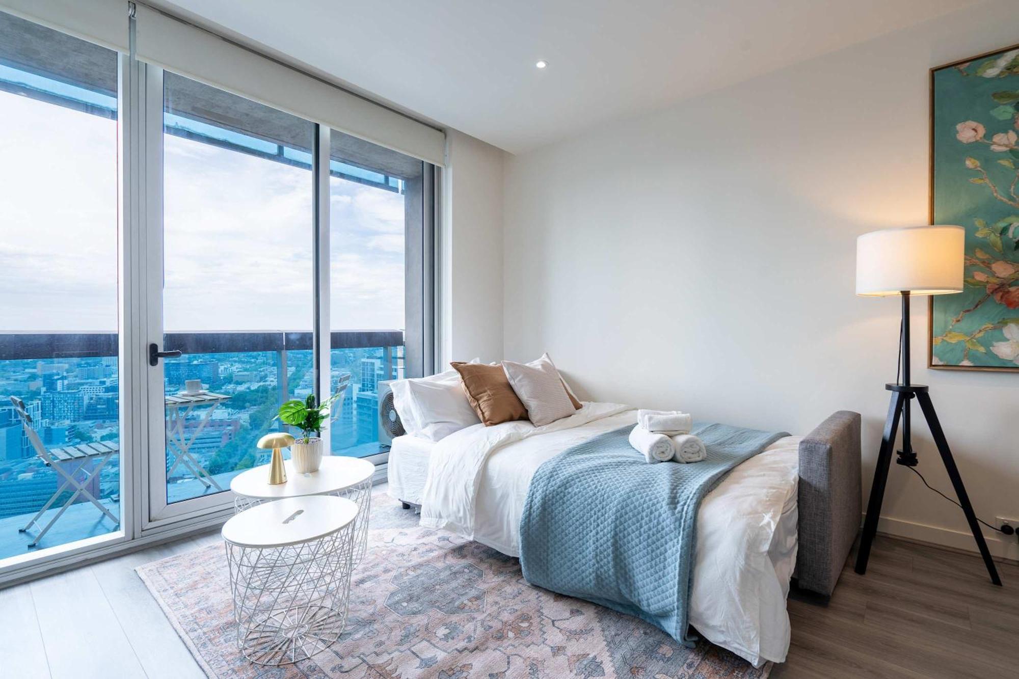Apartment Modern 2b With Free Parking In Cbd Melbourne