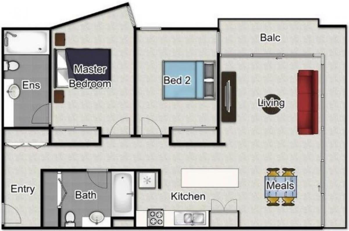Smart In Elegant Suburb Close To Apartment Melbourne