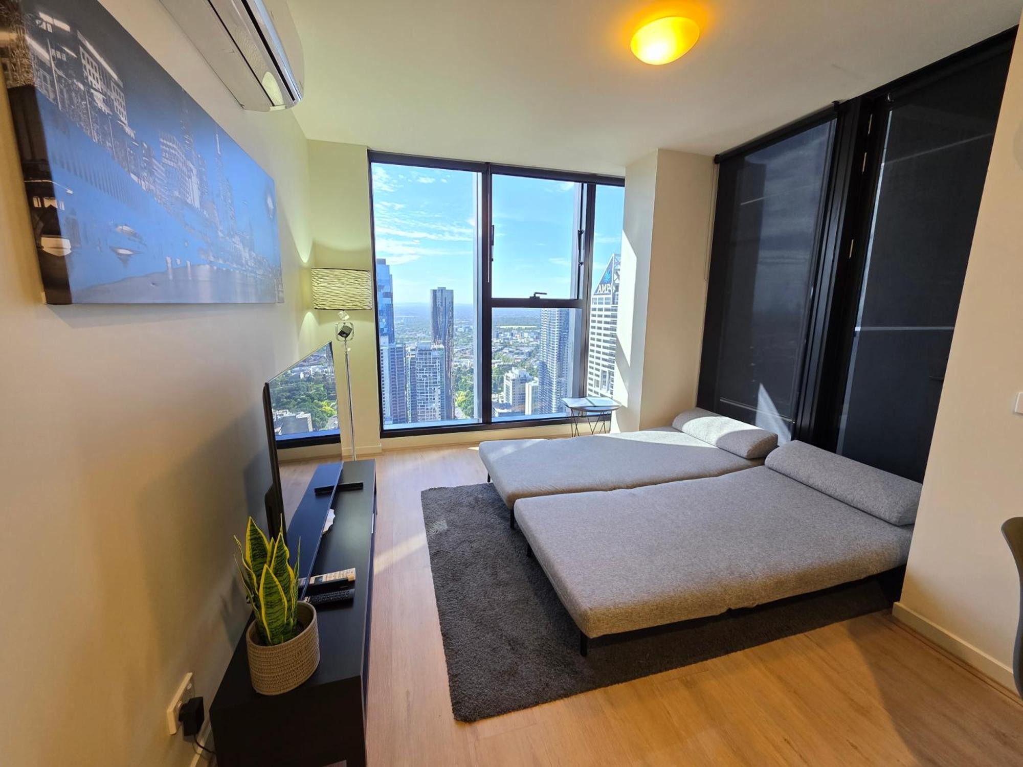 Apartment Cbd Southern Cross Collins St Skyline View Balcony