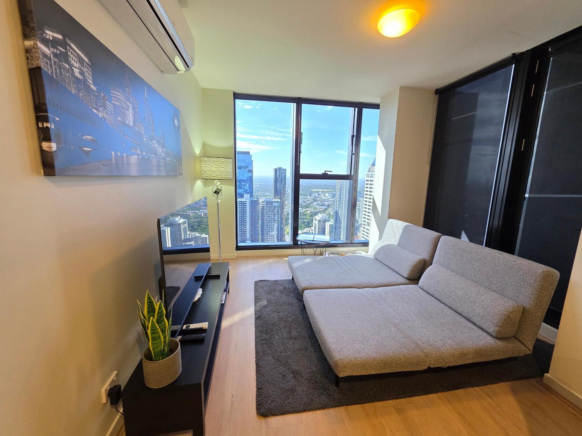 Apartment Cbd Southern Cross Collins St Skyline View Balcony *