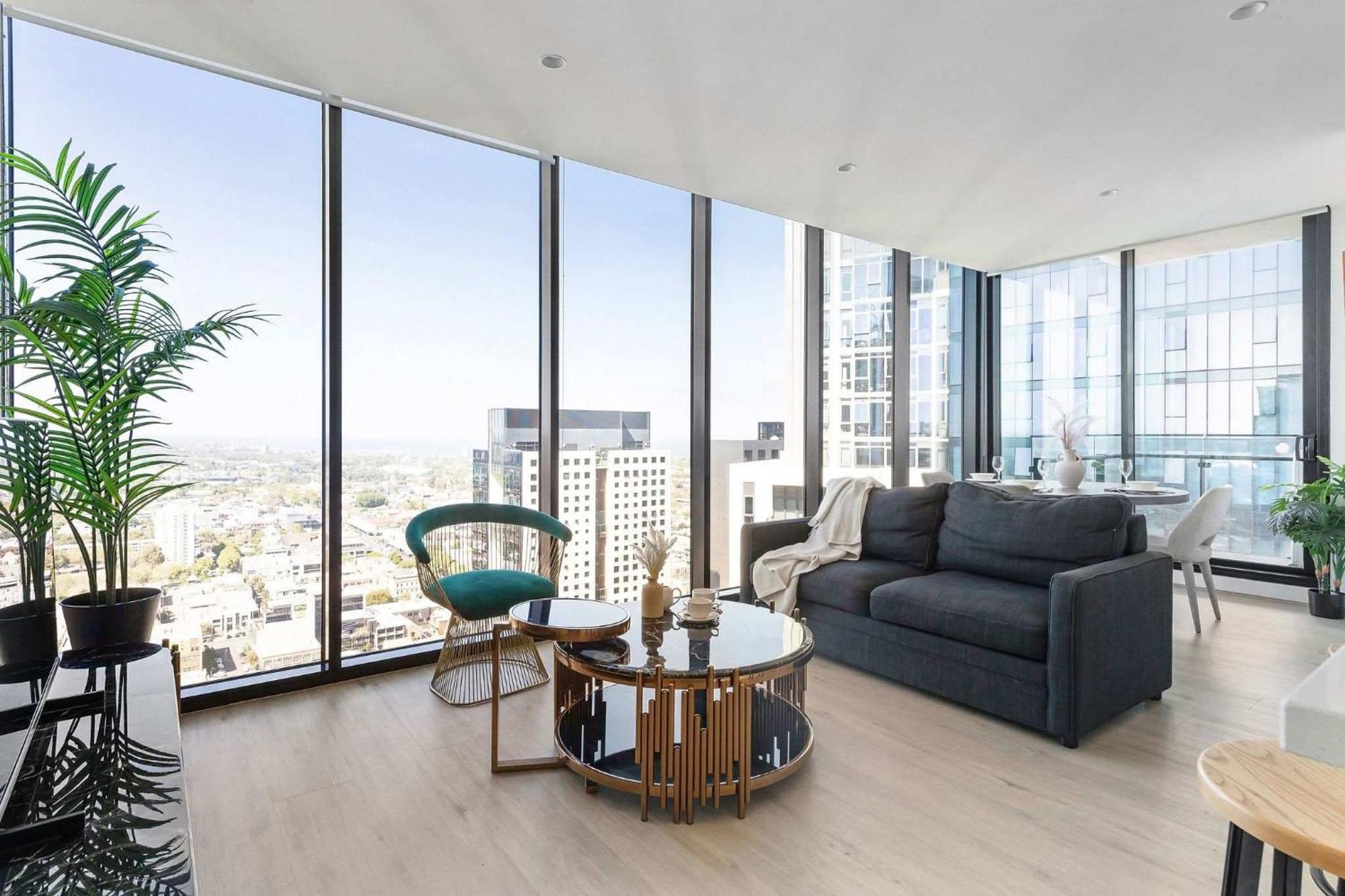 Modern 2br Panoramic Views & Free Parking * Melbourne