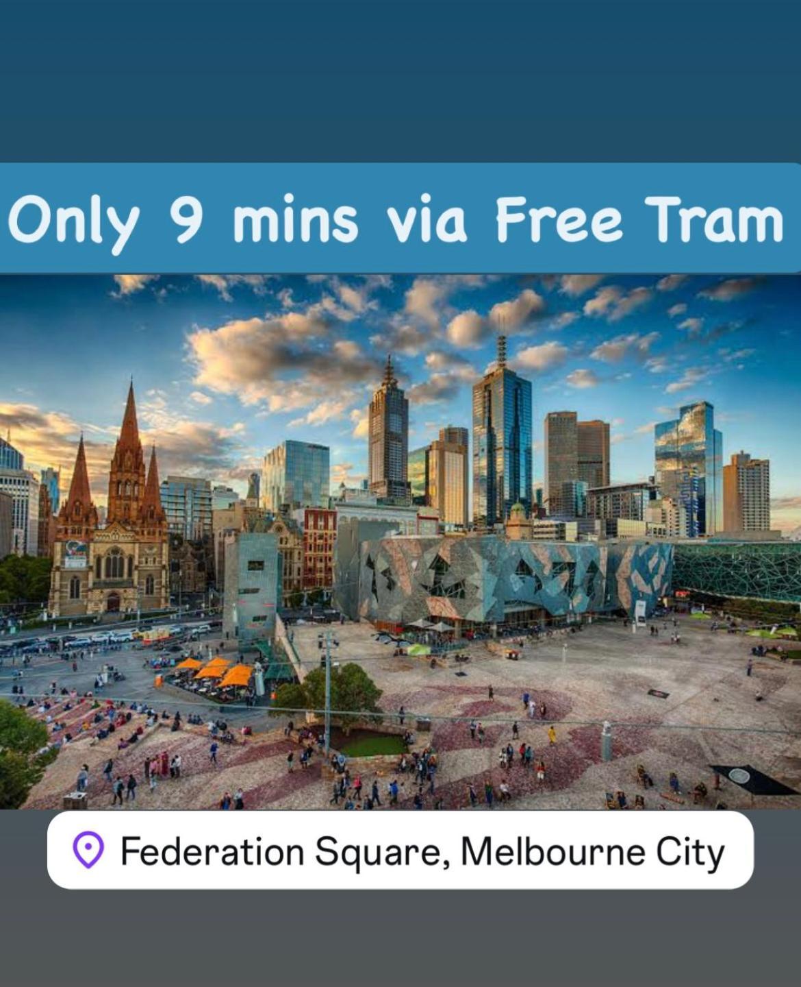 Premium With Balcony And Free Tram Access Apartment *
