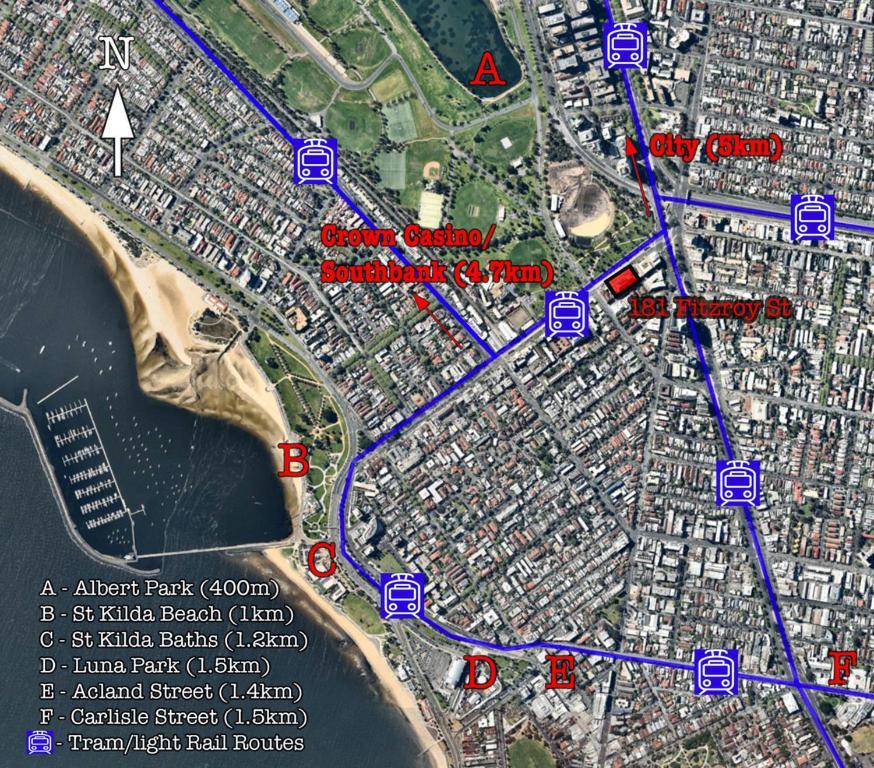 ☆ Heart Of St Kilda ☆ Infinity Pool+parking+wifi Apartment Melbourne