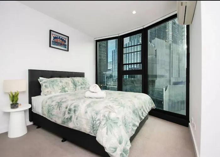 42D Stylish Abnb 2Br Apartment Near Yarra River Crown