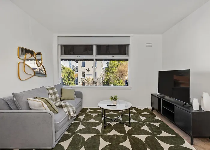 Stylish 1Br Near Mcg And Rod Laver Arena W Parking