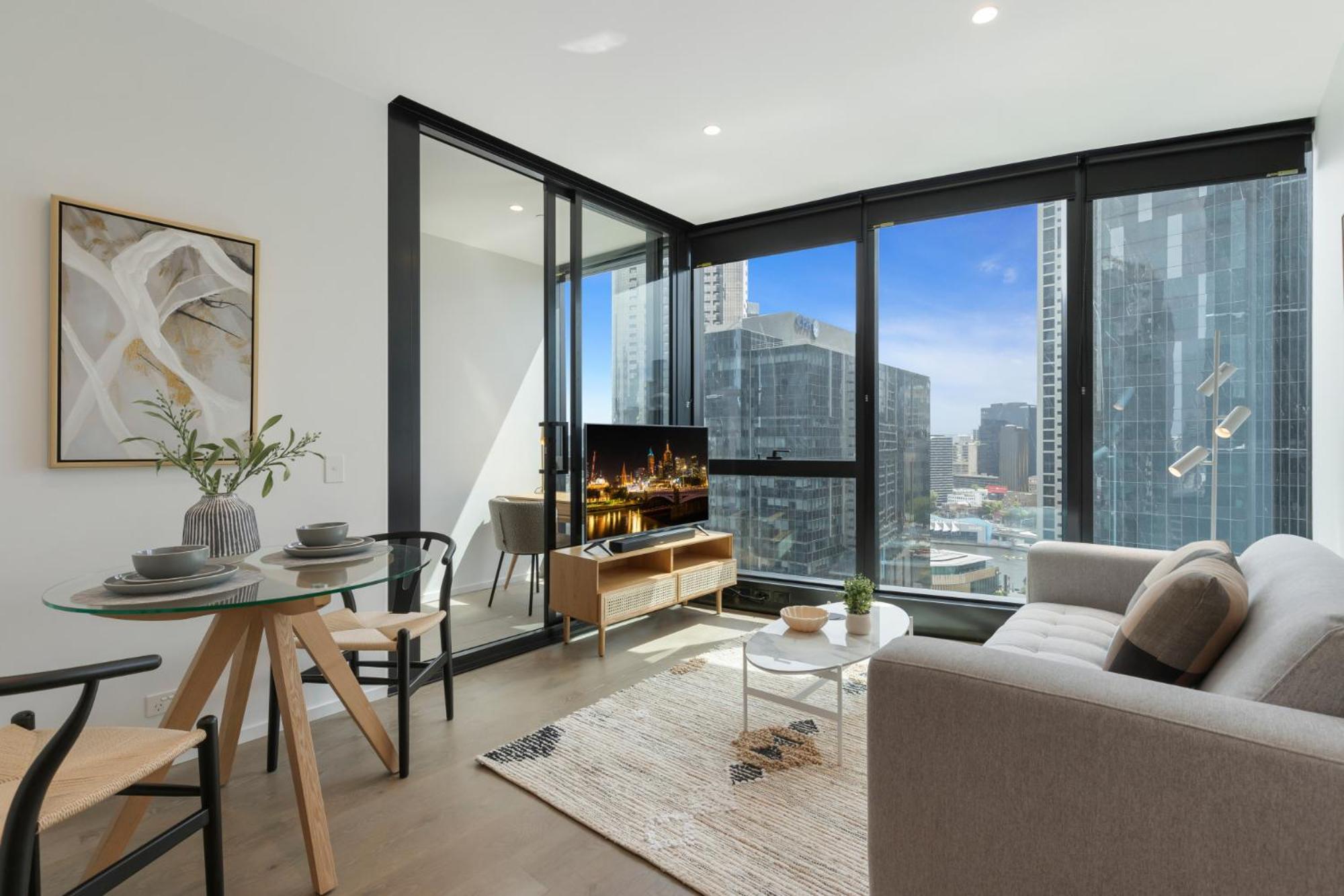 Impeccably Modern 1-bed With Incredible Views Apartment Melbourne