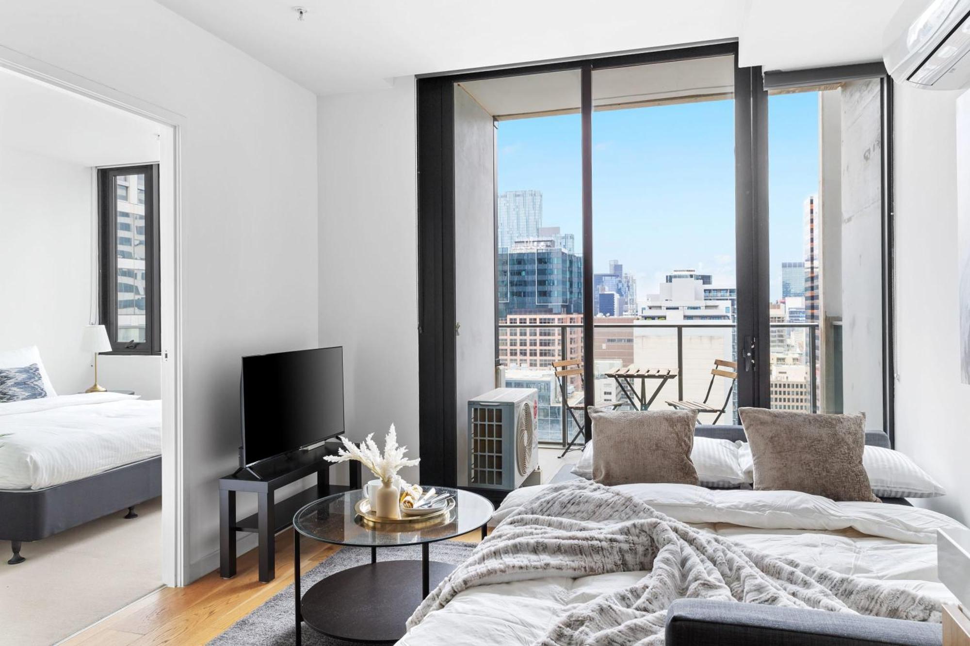 Modern 2br Next To Southern Cross Free Parking *