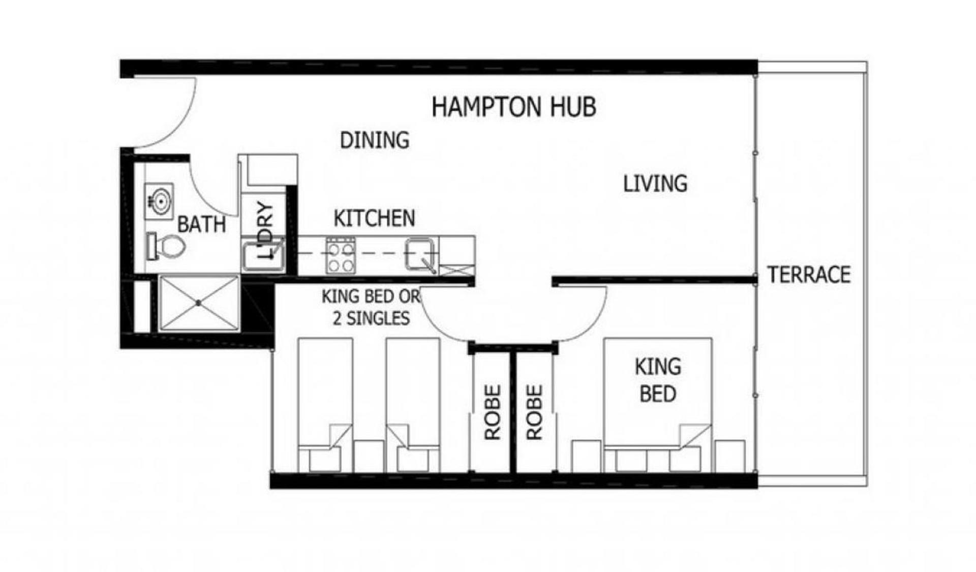 Apartment Boutique Stays - Hampton Hub