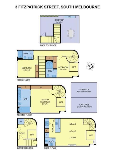 Inner 4 Level Luxury Townhouse & Lift 3br 3bth Holiday home