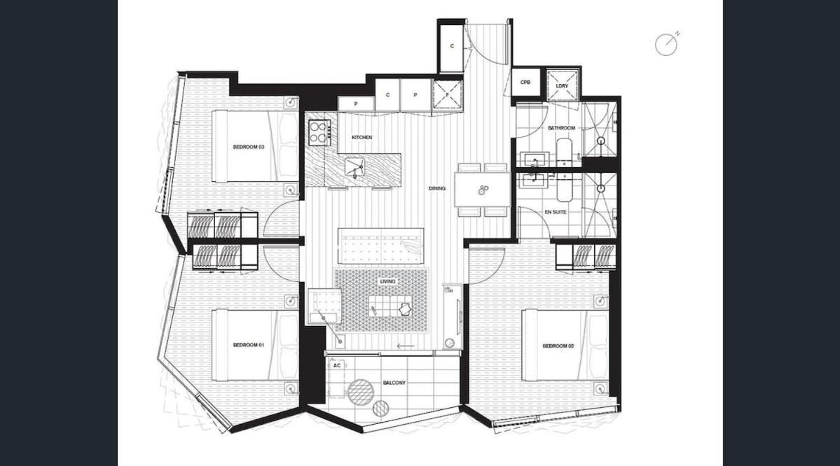 Apartment Cbd 3b2b Private Lighthouse Melbourne