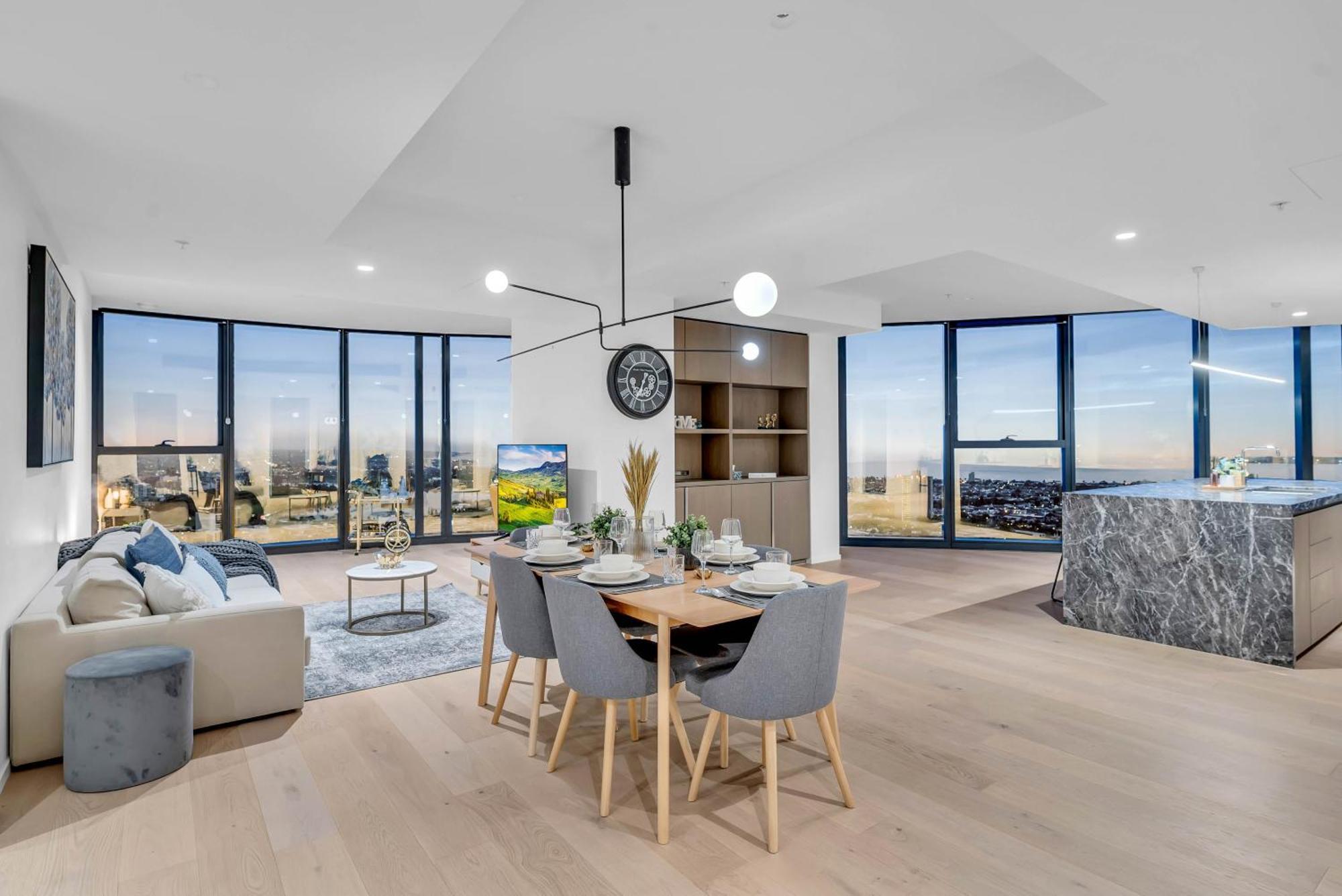 Apartment Luxe Panoramic 3 Bedroom Penthouse With Onsite Parking Melbourne