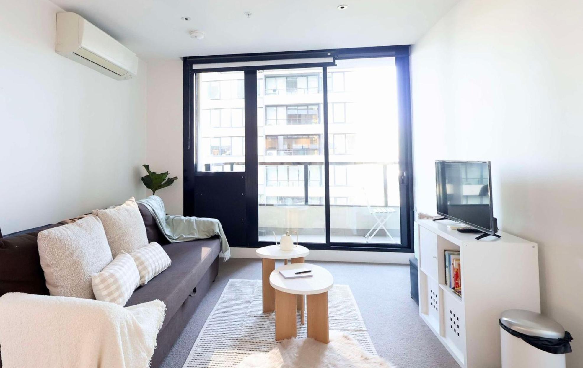 Apartment Entire 1 Bedroom Southbank - Gym Pool Sauna 1 Step To Crown Casino *