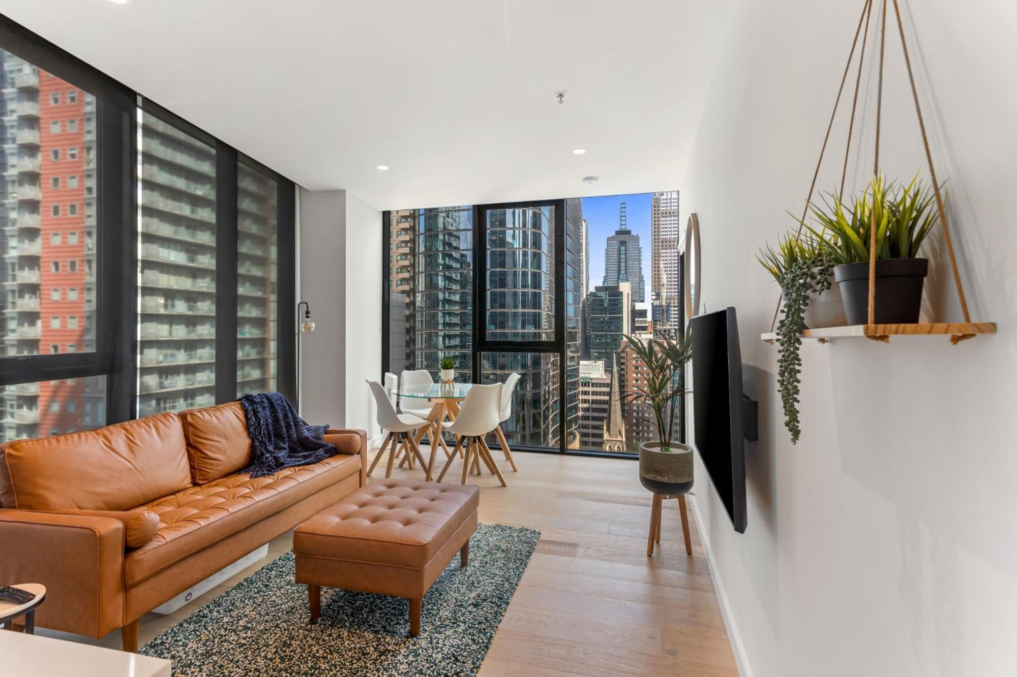 High-rise Elegant 1-bed Pad Apartment Melbourne